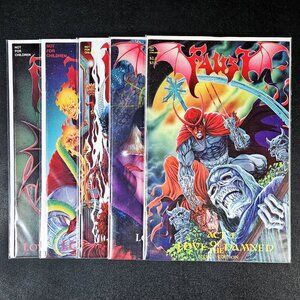 Faust 5-Book Lot 1st Printings 🔑 issues (1991-1995) Tim Vigil Rebel